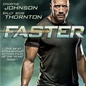 Faster DVD Dwayne Johnson Billy Bob Thornton 2010 Action Thriller R Rated Movie